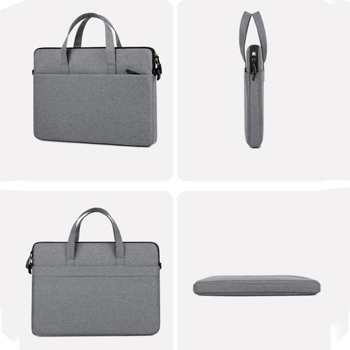Single Shoulder Laptop Handbag File Folder Bag Notebook Pouch Office Work - Picture 5 of 16