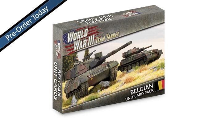 Набор карточек бельгийского отряда Команда Янки Третьей мировой войны 2190₽