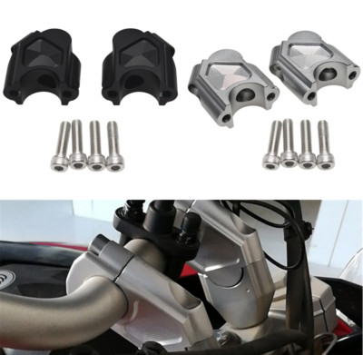 Aluminum For BMW F800GS F800GT Handlebar Mounts Risers Clamp Backward 2008-2017