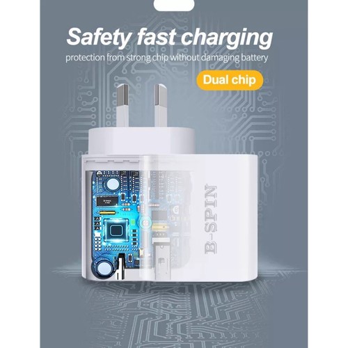 Adaptador Cargador de Pared Rápido USB-C Tipo C 20W QC3.0 para Android iPhone iPad AU - Imagen 6 de 18