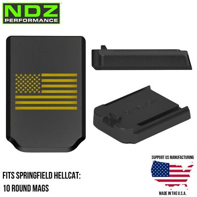 NDZ Springfield Hellcat OSP RDP Aluminum Magazine Base Plate Black