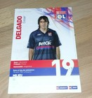 CESAR DELGADO - OLYMPIQUE LYON & ARGENTINA - AUTOGRAPHCARD / SPELERSKAART