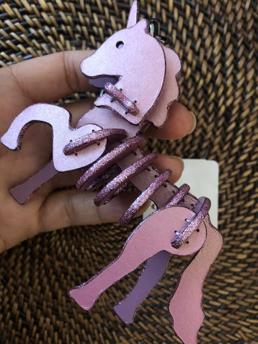 Skeletal uni bag charm 　COACH COACH Skeletal Unicorn UNI Keychain Bag Charm NWT! | eBay