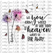 Sublimation Print Heaven Floral Ready To Press Paper Ink Heat Transfer