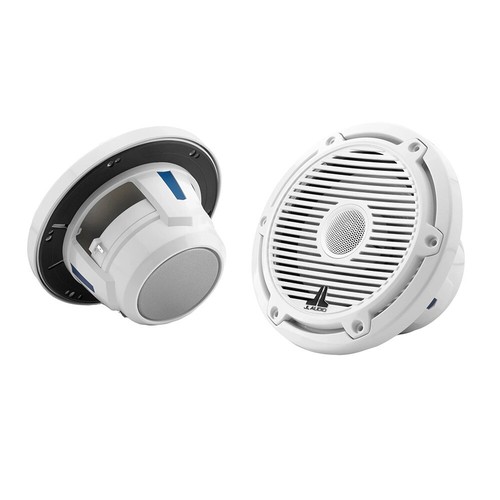 JL Audio M6-650X-C-3Gw 6.5" 2-Way Marine Coaxial Speakers White Classic Grilles - Picture 3 of 10