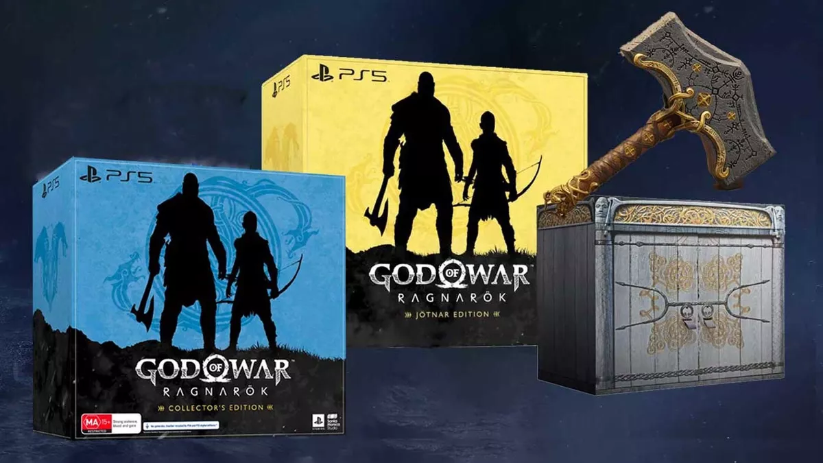  God of War Ragnarök Jötnar Edition - PS4 and PS5 Entitlements :  Electronics