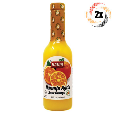 2x Bottles Badia Naranja Agria Sour Orange | 20oz | Gluten Free | Fast Shipping!