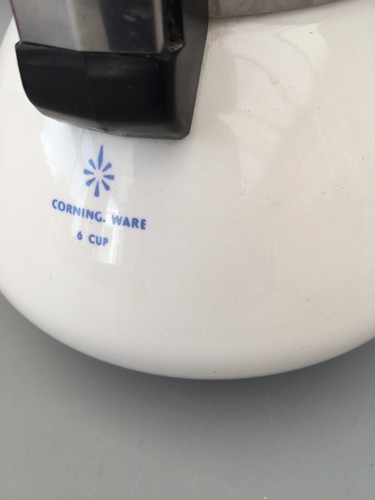CORNING CORNFLOWER TEA COFFEE POT - Picture 4 of 7