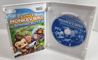 Super Monkey Ball: Banana Blitz (Nintendo Wii, 2006) - Includes Manual 