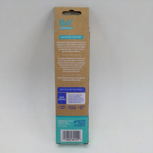 B4Y Bamboo Buffing Foundation Brush Soft Bristles - Picture 5 of 6