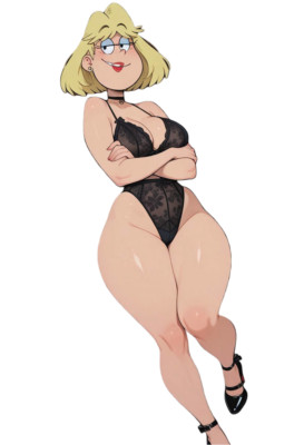 Rita Loud Waifu Weatherproof Anime Sticker 6'' Car Decal