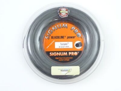 *NEU*Signum Pro Tornado Saitenset Saite Set 12m Tennis 1.17mm 16 stringset grau