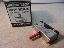 NEW Littelfuse Tracor V815.650 Circuit breakers, Box of 5 FREE SHIPPING 
