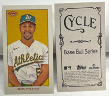 Tony Kemp 2022 Topps 206 Wave 4 Cycle Back Mini SP /25 - Oakland A's
