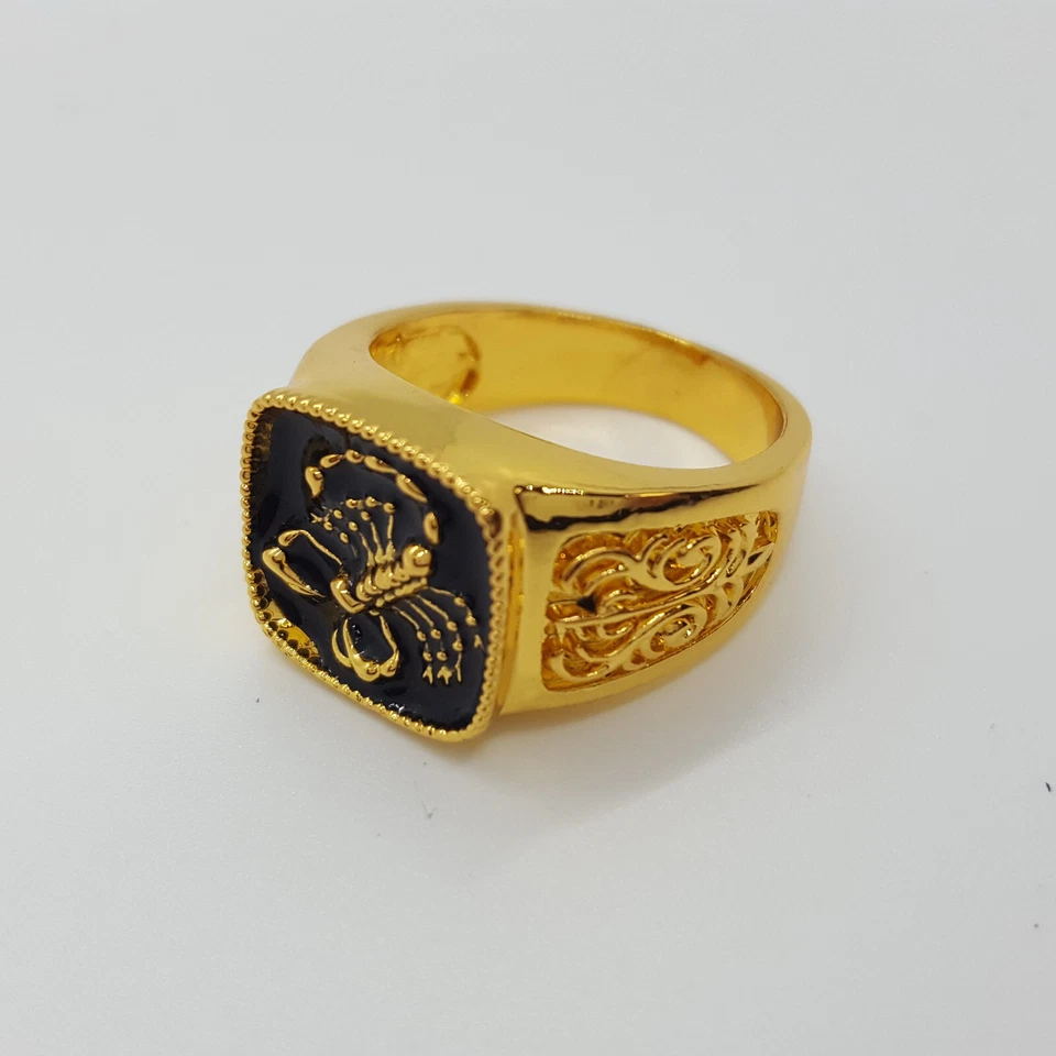 Fashion Ring Signet Stainless Steel 8mm Scorpio Scorpion Men/Women Size 6-13 #68 - Image 2 of 4