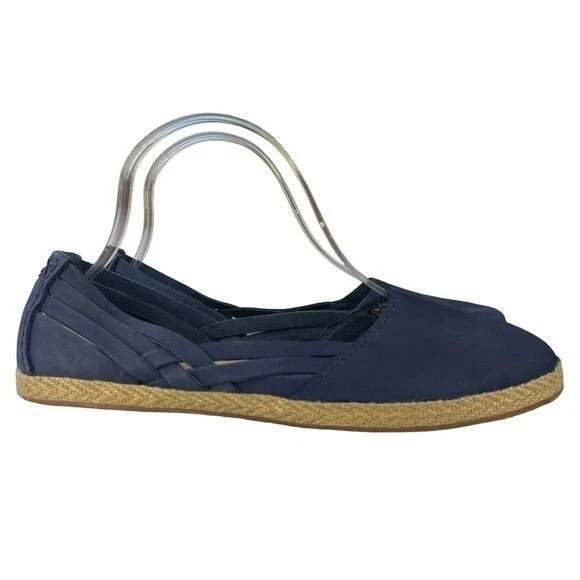 Ballerine espadrillas Ugg Tippie Nubuck blu donna taglia 8
