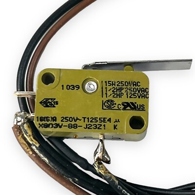 Micro Switch with Cable Lever Operated 250V 16A 1NO Connector with Cable for Ceado