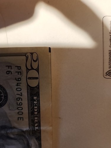 Misaligned $20 Pretty Good Condition - Picture 4 of 6