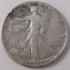 1941-D  LIBERTY WALKING TYPE! U.S. HALF DOLLAR! 90% SILVER!