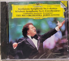 Beethoven / Schubert - Symphonies nos. 3 8 - the met orchestra Levine CD
