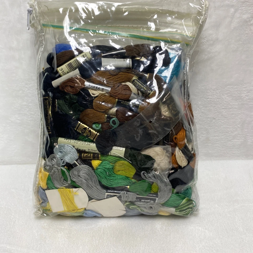 Embroidery Floss Skeins Assorted Colors Craft Needlepoint Cross Stitch Lot - Image 4 of 4