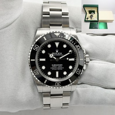 2024 Rolex Submariner No Date 124060 41MM Black Dial Steel Box Paper