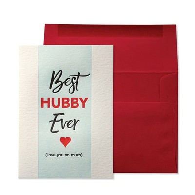 NIQUEA.D,  Best Hubby Ever Husband Birthday Card