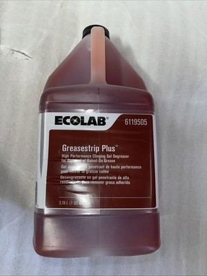 Ecolab 6119595 Grease strip Plus High Performance Clinging Gel Degreaser.