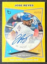 2023 Topps Brooklyn Collection Jose Reyes Auto Gold /50 Mets