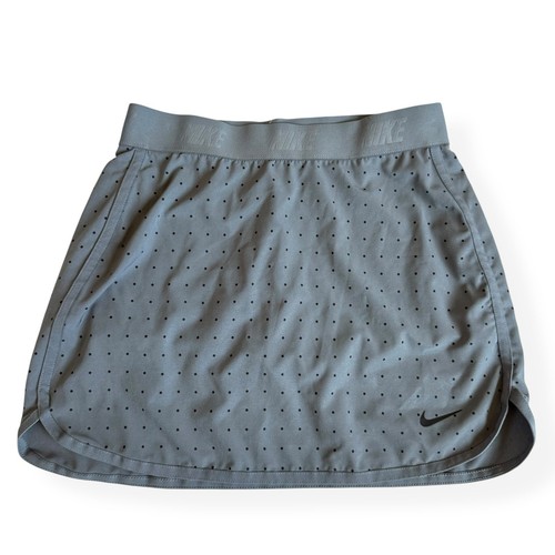 Nike Girls Golf Flex Print Athletic Skort Blue/Gray Black Small