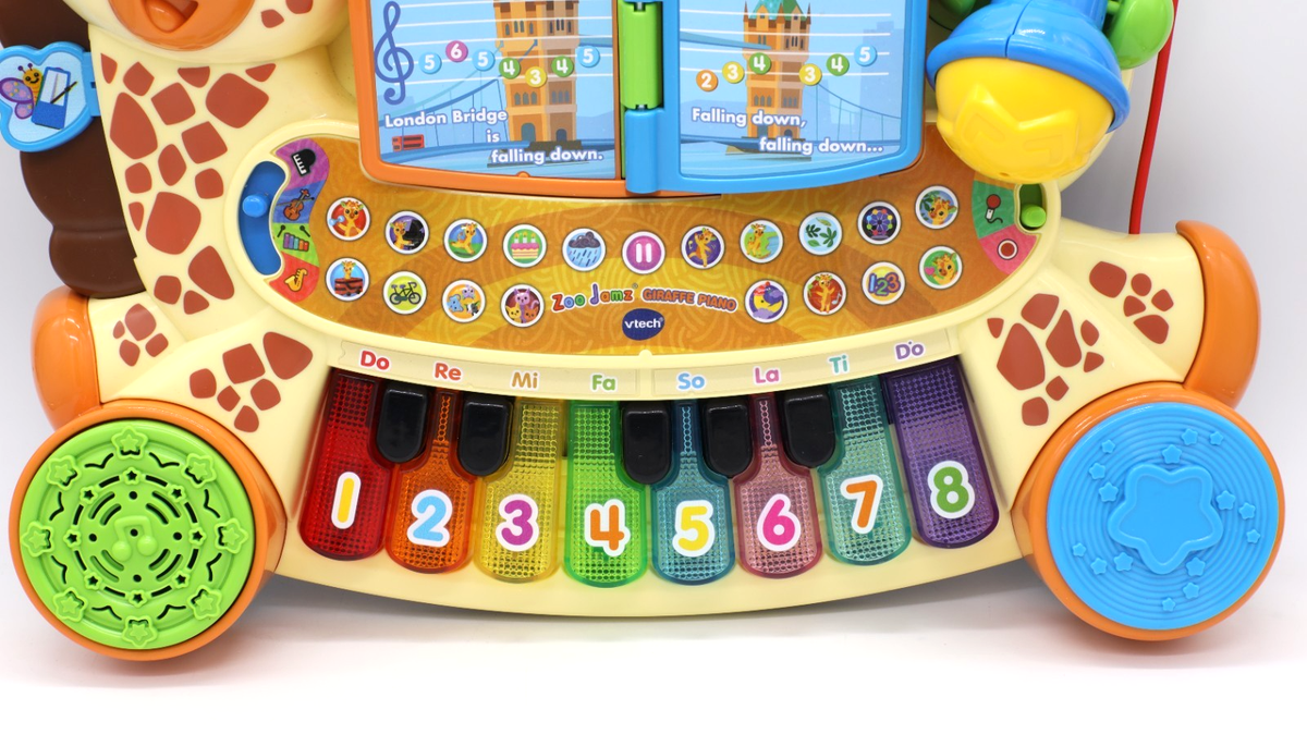 VTech Zoo Jamz Giraffe Piano Interactive Light-Up Musical Toy | eBay