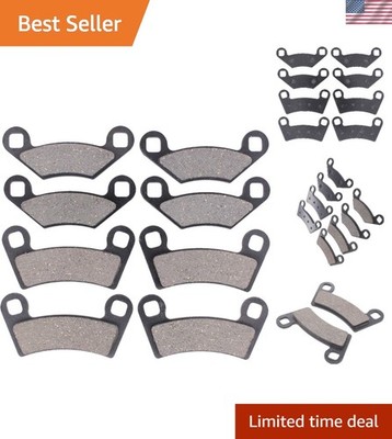 Complete Brake Pad Set for Polaris RZR 570/800 - Enhanced Performance (8 Pack)