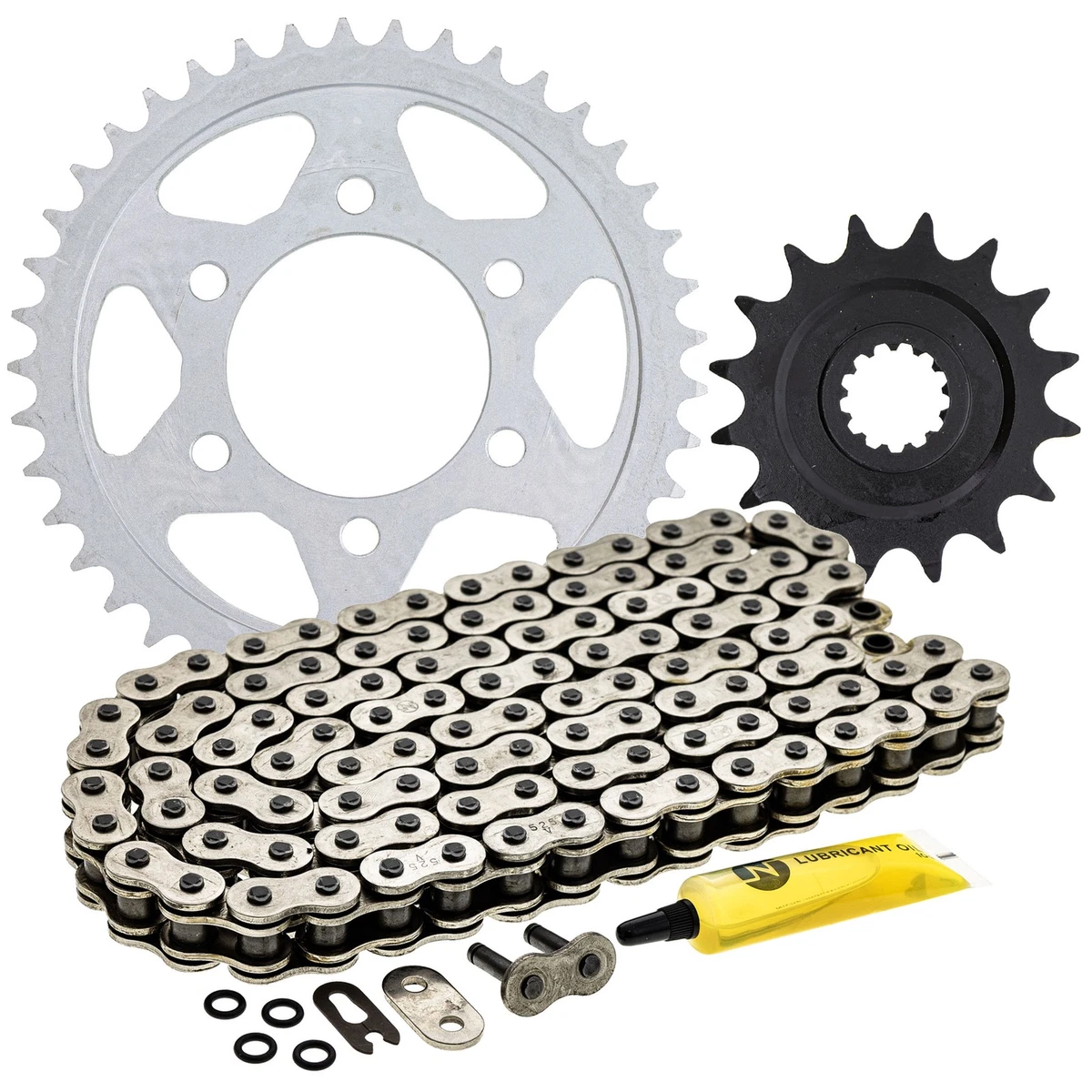 Las mejores ofertas en Cadenas de moto, piñones y piezas para
