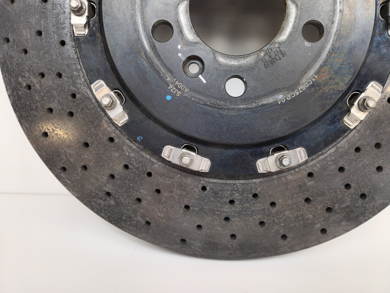 2015-2017 MCLAREN 675L RWD 3.8T REAR BREMBO CARBON CERAMIC BRAKE ROTOR OEM