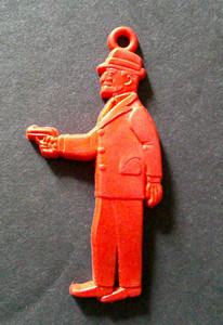 Dick Tracy Gumball Vending Machine Charm (1966) UPA Cartoons, NY Daily News