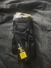 Mechanix Wear M-Pact Black Tactical Work Gloves, Size Medium