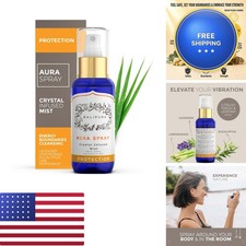 BALIPURA Protection Crystal Aura Spray Lavender Lemongrass Black Tourmaline