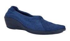 Arcopedico Womens Mailu Blue Casual Walking Outdoor Slip On Shoes Size 39 94