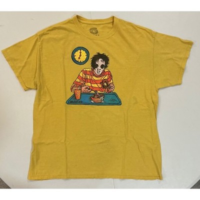 Salem7 Ceral Killer Horror Breakfast Halloween Streetwear Skater Yellow Mens XL