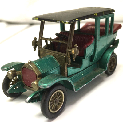 (1551)マッチボックス Y-3 1910 ベンツ リムジン Matchbox Models of Yesteryear Y-3 1910 Benz Limousine Green 1966