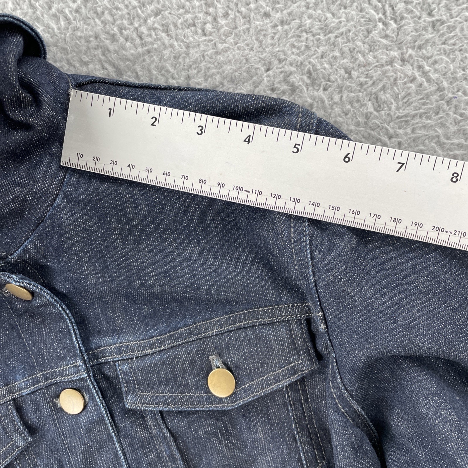 Pendleton Women’s Medium Blue Button Up Denim Tru… - image 11