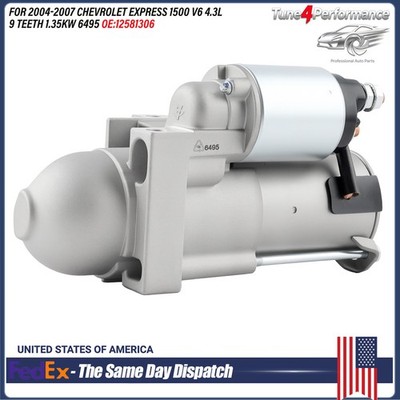 Starter For 2004-2007 Chevy Astro Blazer Express S10 Silverado GMC Jimmy Savana_