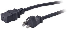 APC - AP9872 - Power Cord, C19 to 5-15P, 2.5m - 120 V AC - Black - 7.87 ft Cord