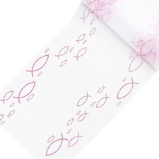 29cm x 5M Kommunion Tischl&auml;ufer M&auml;dchen Pink Glitzer Kommunion Deko M&auml;dchen Ko
