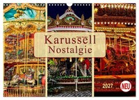 "Calendar 2027 · US Version · Carousel - Nostalgia (Wall Calendar 2027 17\" × 12\""