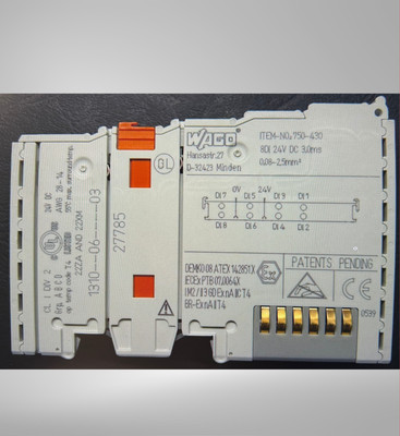 WAGO 750-430 Digital Input 8DI 24V DC 3,0ms Neuwertig Top