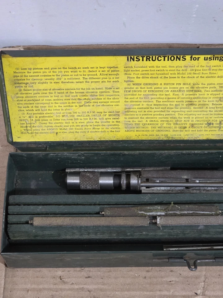 AMMCO Small Bore Hone Model 100 Range 47/64" to 1 5/16" - Imagem 2 de 4