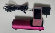 Sony Walkman Vivid Pink Speaker Charger With Case