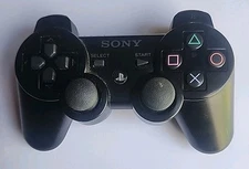 Authentic Sony Playstation 3 PS3 Genuine OEM Dualshock Ps3 Black Controller