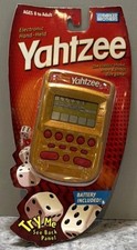 Parker Brothers Yahtzee Handheld Electronic Game NIB 2004 gold edition